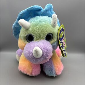 Lil' Ones 11" Flora Dino 2022 Rainbow Triceratops Dinosaur Plush Stuffed Animal